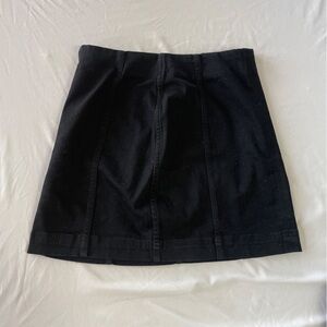 Women’s black denim skirt
